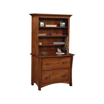 Master Lateral File Cabinet With Bookcase