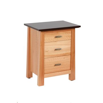 Olbrich Gardens 3 Drawer Nightstand