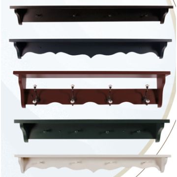 Painted Shelves/Coat-n-Caps