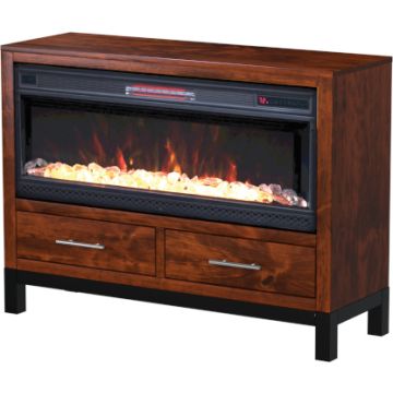 Pierre Media Console W/ Fireplace