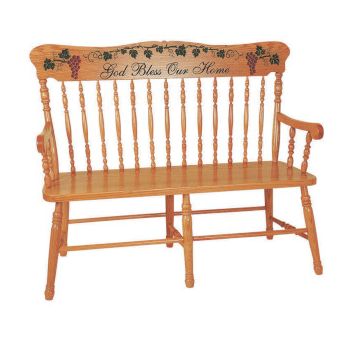 Pressback Bench