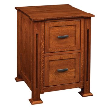 Parker Mission 2 Drawer File Cabinet