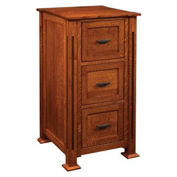Parker Mission 3 Drawer File Cabinet