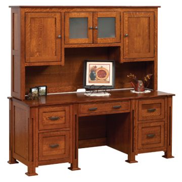 Parker Mission Desk With Hutch