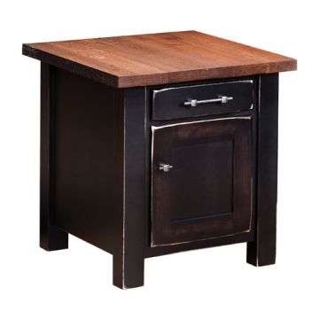 Reclaimed Barn Wood End Table