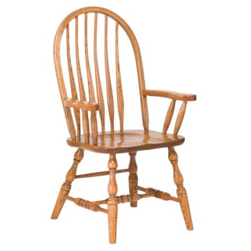 Bent Feather Bow Arm Chair